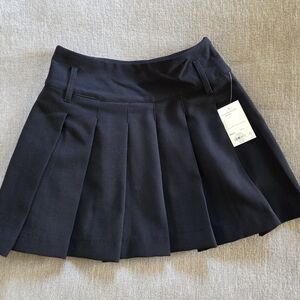 SO Black A-Line Pleated Skirt Nwt